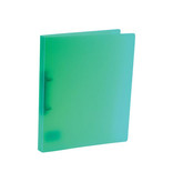 Bronyl Bronyl ringmap, voor ft A4, uit PP, 2 D-ringen van 15 mm, transparant groen
