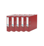 Elba Elba ordner Smart Pro, rug van 8 cm, pak van 5 stuks, rood