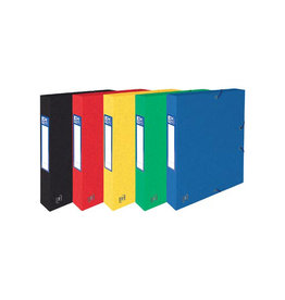 Oxford Elba elastobox Oxford Top File+ rug van 4 cm, geassorteerde kleuren