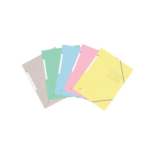 Oxford Oxford Top File+ elastomap, voor ft A4, geassorteerde pastelkleuren