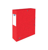 Oxford Elba elastobox Oxford Top File+ rug van 6 cm, rood