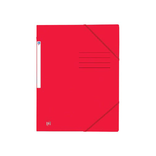 Oxford Oxford Top File+ elastomap uit karton, ft A4, rood