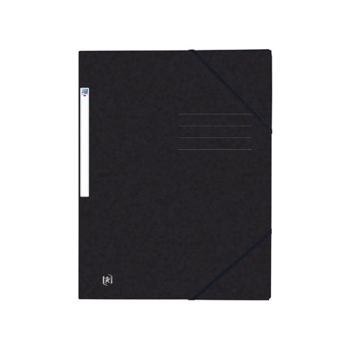 Oxford Elba Oxford Top File+ elastomap, voor ft A4, zwart