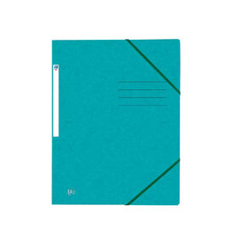 Oxford Elba Oxford Top File+ elastomap, voor  A4, aquablauw