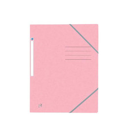 Oxford Elba Oxford Top File+ elastomap, voor A4, pastelroze