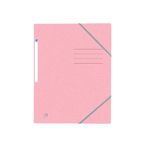 Oxford Oxford Top File+ elastomap, voor ft A4, pastelroze