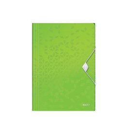 Leitz Wow Elastomap 3 Klep Pp Groen [1st]