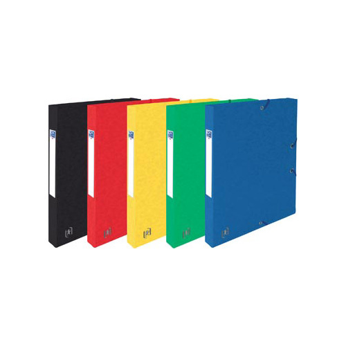 Oxford Elba elastobox Oxford Top File+ rug van 2,5 cm, geassorteerde kleuren