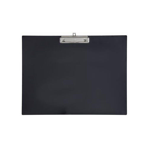 Maul MAUL klemplaat hard kunststof PP A3 liggend zwart, niet transparant