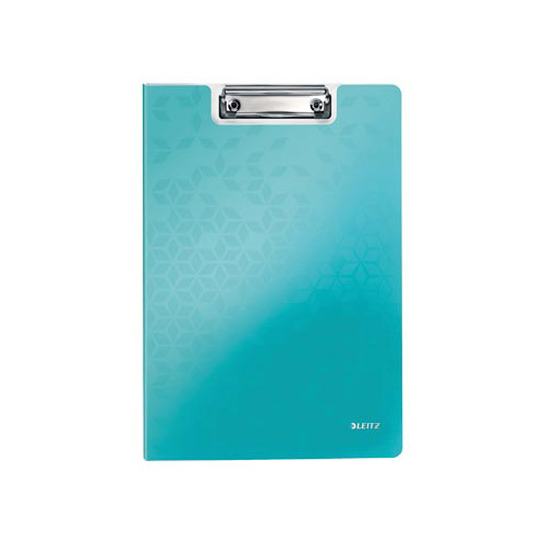 Leitz Leitz WOW klemmap met omslag, ft A4, ijsblauw