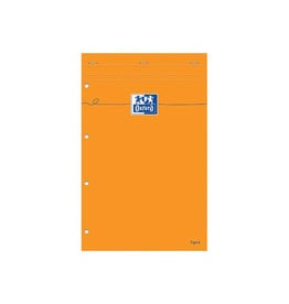 Oxford Oxford Orange Pads schrijfblok, ft A4+, gelijnd, 160 bladzijden, 4-gaatsperforatie