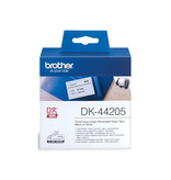 Brother Brother doorlopende labelrol voor QL, ft 62 mm x 30,48 m, papier, verwijderbaar