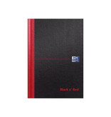 Oxford Oxford Black n' Red notitieboek, A5, gelijnd, 192 bladzijden