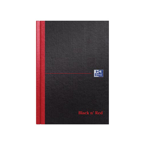 Oxford Oxford Black n' Red notitieboek, ft A5, gelijnd, 192 bladzijden