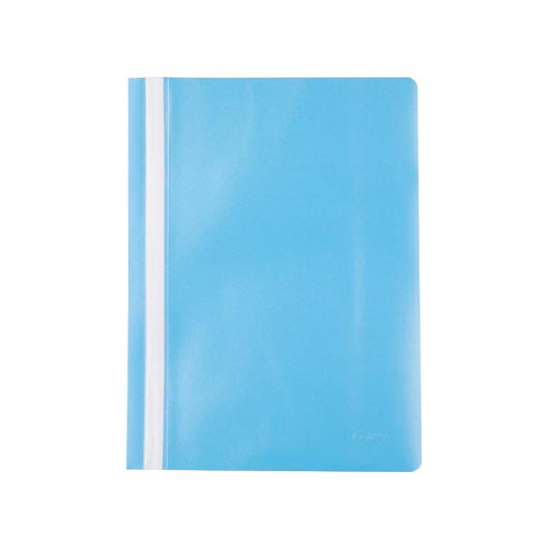 Pergamy Pergamy snelhechtmap, ft A4, PP, pak van 5 stuks, blauw