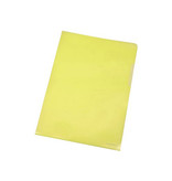 Q-CONNECT Q-CONNECT L-map, geel, 120 micron, pak van 10 stuks