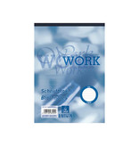 Work Work schrijfblok, ft A6, 70 g/m², 100 vel, gelijnd