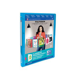 Oxford Oxford Polyvision ringmap, ft A4, uit PP, 4 O-ringen van 15 mm, rug van 2 cm, transparant blauw