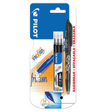 Pilot Pilot gelroller Frixion Ball, blister van 4 stuks (1 gelroller + 3 vullingen), zwart