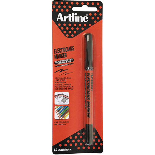 Artline Artline marker Electricians, zwart