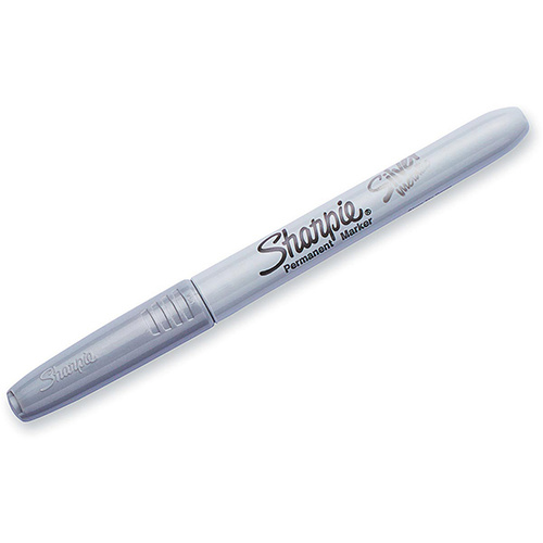 Sharpie Sharpie permanente marker metallic, fijne punt, zilver