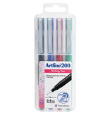 Artline Artline 200 fineliner, etui van 4 stuks, assorti