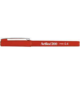 Artline Artline 200 fineliner, donkerrood