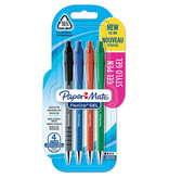 Paper Mate Paper Mate balpen Flexgrip Gel, blister van 4 geassorteerde stuks