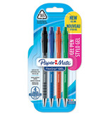 Paper Mate Paper Mate balpen Flexgrip Gel, blister 4 geassorteerde st.