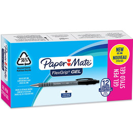 Paper Mate Paper Mate balpen Flexgrip Gel, doos van 12 stuks, zwart