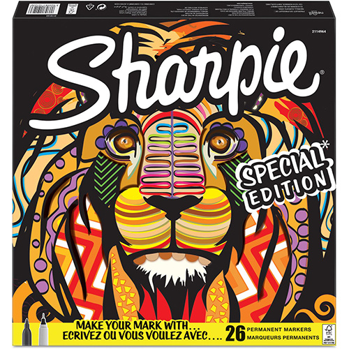 Sharpie Sharpie permanente marker Leeuw, fijn en extra fijn, 26 st.