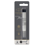 Parker Parker Quinkflow vulling voor balpen, medium, zwart, blister met 3 stuks