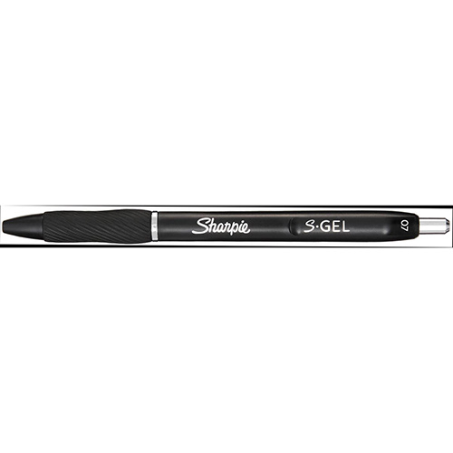 Sharpie Sharpie S-gel roller, medium punt, blister van 3 stuks, zwart