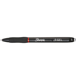 Sharpie Sharpie S-gel roller, medium punt, rood [12st]