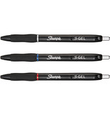 Sharpie Sharpie S-gel roller, medium punt, blister van 3 st., blauw