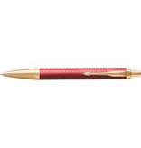 Parker Parker IM Premium balpen, medium, in giftbox, Deep red (rood/goud)
