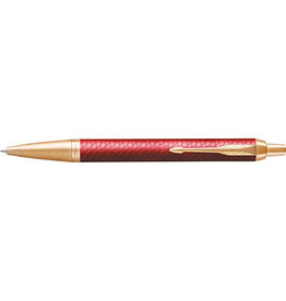 Parker Parker IM Premium balpen, medium, Deep red (rood/goud)