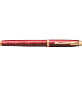 Parker Parker IM Premium roller, fijn, Deep red (rood/goud)