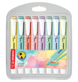 Stabilo STABILO swing cool pastel markeerstift, etui van 8 st.