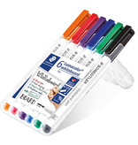 Staedtler Staedtler whiteboard pen Lumocolor Pen, opstelbare box 6 st.