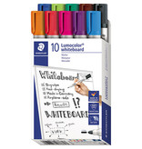 Staedtler Staedtler Lumocolor whiteboardmarker, doos van 10 stuks in geassorteerde kleuren