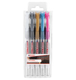 Edding Edding gelroller 2185, etui met 5 stuks in geassorteerde kleuren