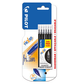 Pilot Pilot vulling voor Frixion Ball en Frixion Ball Clicker zwart, etui met 6 stuks, op blister