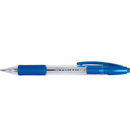 Pergamy Pergamy balpen Retract, medium punt, blauw — levering per 10