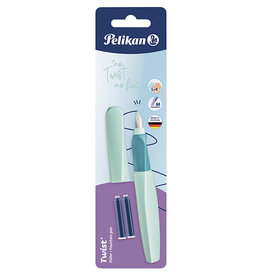 Pelikan Twist vulpen, op blister, groen (Neo Mint)