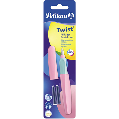 Pelikan Twist vulpen, op blister, lila (Sweet Lilac)