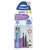 Pelikan Pelikan Griffix roller, op blister, voor rechtshandigen, blauw - groen