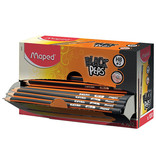 Maped Maped potlood Black'Peps HB, zonder gum, kartonnen displaydoos van 100 stuks
