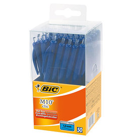 Bic Bic balpen M10 Clic, doos met 50 stuks, blauw