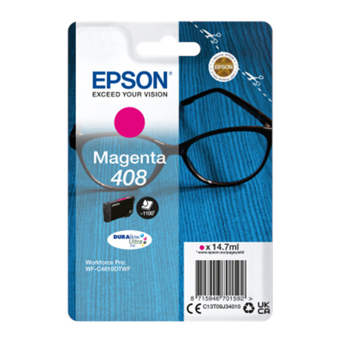 Epson Epson 408 (C13T09J34010) ink magenta 1100 pages (original)